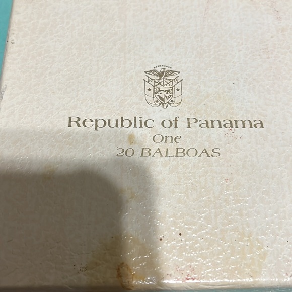 1973 PANAMA - 20 BALBOA - SIMON BOLIVAR - 4 Oz PROOF SILVER - w COA - Picture 5 of 5